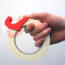 1pc New Compact Handheld Tape Cutter Dispenser, Convenient Portable Design - Multicolor - View 9