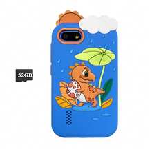 2.8 英寸儿童智能触屏手机玩具，双摄像头，趣味游戏，音乐播放器和教育功能，适合 3-12 岁男孩和女孩的完美圣诞生日礼物（带 32GB 卡）