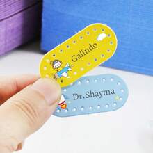 Custom Name Labels With Cute Patterns, Suitable For Sewing On Garments, Quilts, Backpacks, Hats, Dolls, And Hand-Knitted Items. Ideal For Daycare And School Stationery.Name Labels, Customized Labels, Daycare Labels