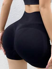 Kit 2 Women's Butt Lifting Shorts Gym Yoga Fitness IMMEDIATE Shipping - Đen / Xanh lục - Xem 1
