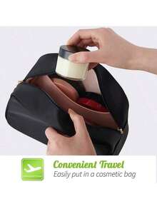 4 piezas Tarro de vidrio con tapa, recipiente circular transparente, tarro de viaje con forro interior y tapa negra, usado para almacenar exfoliantes de labios y Body, lociones, mantequillas corporales, sales de baño, líquidos