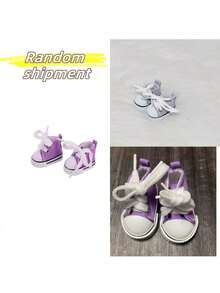 1pc Bubula Cloth Shoe Accessory, Compatible With 1st And 2nd Generation Bubula Cloth Sports Shoes, Doll Shoes, Lina Doll Shoes. (Only The Shoe Is Sold, The Size Of The Rope And The Color Of The Accessories On The Shoe Are Random, Please Be Cautious If You Are Particular About It!) - Multicolor - View 4