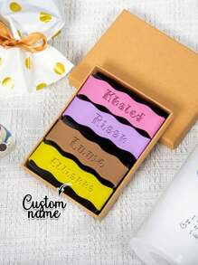 1pc Personalized Insulated Cup Protective Covers, Personalized Labels, Reusable Daycare Items, Customized Water Bottle Labels, And Labeled Customizable Silicone Cup Straps. These Are Essential Items For Daycare Supplies, Featuring Anti-Slip And Heat-Resistant Functions.