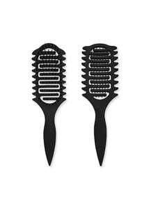 卷发梳,卷发梳,适用于波浪和卷发,定义、丰盈、解开女性女孩的卷发,减少头发拉扯毛躁,返校、旅行度假必备品,女士发饰 - 彩色 - 查看 20