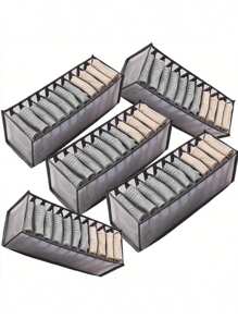 Faltbare Netz-Unterwäsche, Socken und Kleidungsorganizer Box, geeignet für Zuhause Schränke, Reisespeicherung, multifunktionale Aufbewahrung, Geschenke