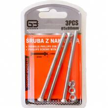 Tornillos avellanados de acero inoxidable, tornillos de cabeza plana, tornillos extra largos con tuercas, tallas M2.5, M3, M4, M5, M6