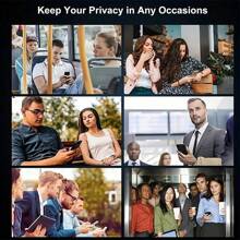 3Pcs Privacy Hydrogel Film For Galaxy Z Flip Series, Polyethylene Terephthalate Glossy Screen Protector, Fingerprint Compatible, Anti-Scratch, Ultra HD, Non-Tempered Soft Guard