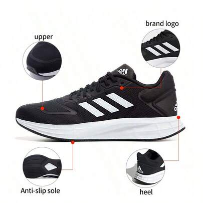 Adidas Men's DURAMO 10 Running Shoes GW8336, 2026 New Arrival, Comfortable Sports