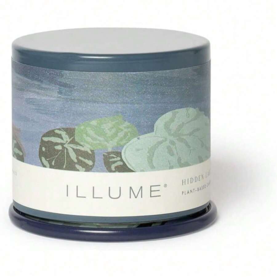 Fresh Sea Salt Vanity Tin Scented Candle - Hidden Lake - 查看 1