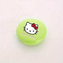 Sanrio 1pc Portable Capsule Box For Hello Kitty, Suitable For 7-Day Travel, 7-Grid Airtight Container For Storing Loose Beads, Desktop Jewelry Box Storage