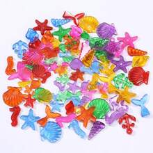Acrylic Dive Gemstone Set For Swimming Pool In Sea Ocean,Acrylic Rhinestone Toy,Colorful,Ocean Gemstone Toy Sea Life Shell Conch Gemstone Toy,Waterproof,Diving Toy For Kids And Adults,DIY Toy Birthday Party Decorations, Enhances Swim Skills Ideal For Pool Parties & Gifts,Birthday Party Gift