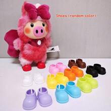 [Clothes Only] Universal Outfit For 17cm Doll, Party Dress; 15cm Heart Knitted Sweater With Hat