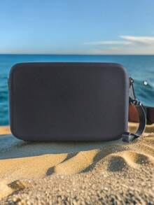 1个硅胶化妆包，带提手绳，大容量防水化妆袋，便携式旅行洗漱包，手提包，方形手提小包，简约硅胶便携化妆包，口红包，化妆品收纳拉链袋，耳机收纳袋，防水防尘拉链袋，柔软硅胶收纳袋，珠宝化妆品收纳硅胶袋，女士礼物，圣诞礼物，女士礼品创意，化妆包，化妆袋，旅行必备 - 彩色 - 查看 16