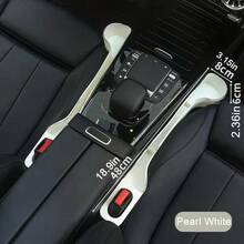 2pcs, Advanced Car Seat Gap Filler With Cup Holder, Multifunctional Car Gap Box And Key Holder, Center Console Gap Storage Box, Driver And Passenger Front Seat Storage Box, Black Carbon Fiber Texture, Automotive Interior Accessories - Upgraded and Extended Version - View 10
