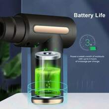 Elektrischer Muskel-Massagegerät, kleine Reise-Massagepistole, Tiefengewebe-Massagepistole, entlastet den gesamten Körper, 6-Gang leise Körper-Faszien-Pistole mit Handgriff und 4 Massageköpfen, Mini-Massagepistole, geeignet für 5 Einsatzbereiche: Zuhause, Fitnessstudio, Outdoor, Büro usw., ideales Geschenk für Männer und Frauen