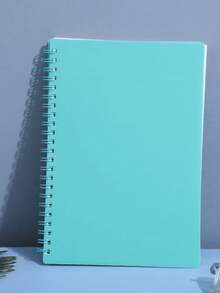 1pc Thick Matte Colored Notebook, Practical For Students, Spiral Bound, Meeting Notes, Diary, School & Office Supplies, Bible Copying, Classroom Notes, Stationery, Thanksgiving & Christmas Gifts - Multicolor - View 12