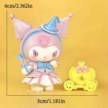 Sanrio Statuina decorativa di Hello Kitty di Sanrio, ornamento per auto, regalo di compleanno, decorazione a forma di gatto KT, decorazione. Giocattolo in confezione cieca, ornamento da scrivania fatto a mano per l'ufficio, ornamento per auto e regalo unico e creativo, in PVC fatto a mano, regalo per festival e compleanni [colore e stile casuali]