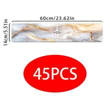 1 Stück Badematte mit Marmorprint, saugfähig und schnelltrocknend, wasserdicht und rutschfest für Badezimmer, Küche, Büro, Gewerbe, Bauernhof, Zuhause, dekorative Abtropfmatte für Wasserhähne