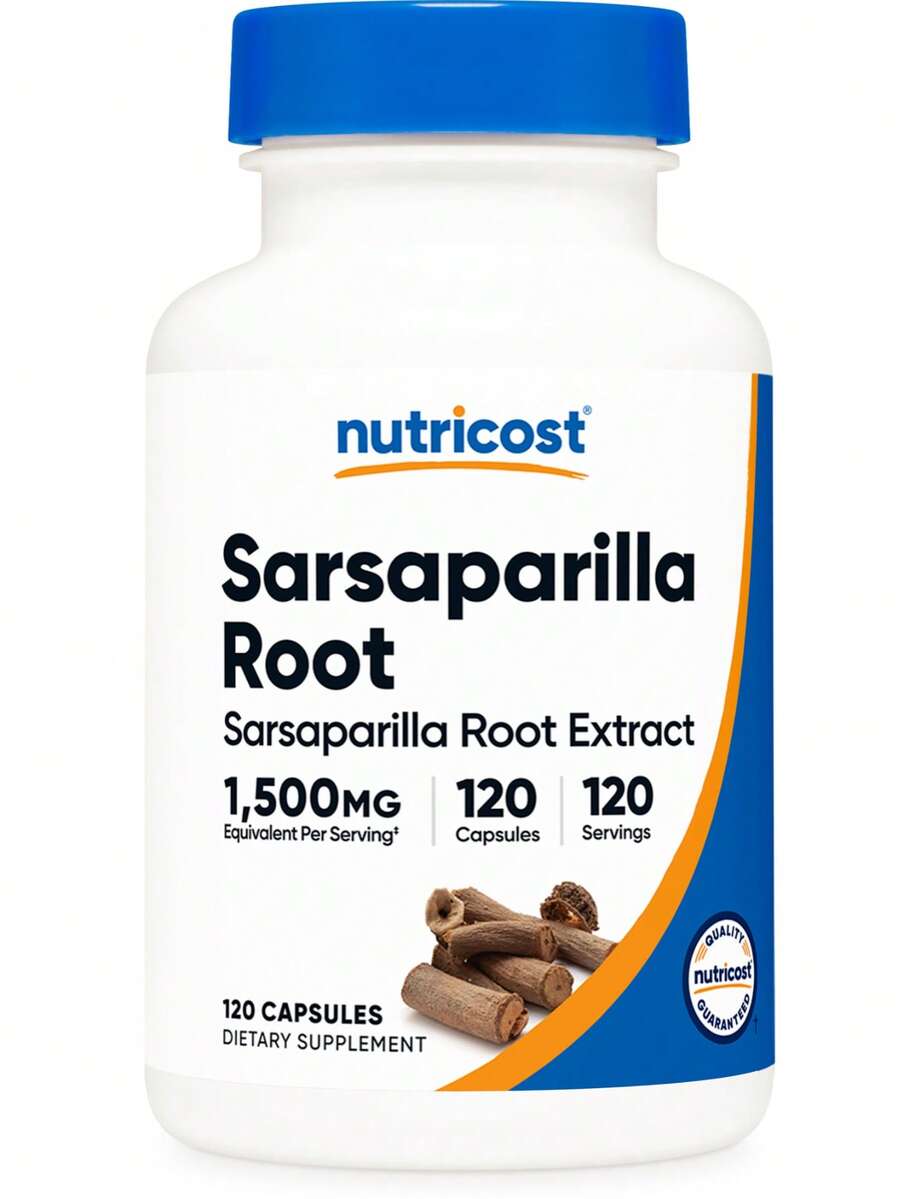 Nutricost Sarsaparilla Root Extract (1500mg Equivalent) 120 Vegan Capsules - GMO-Free, Gluten-Free - Others - View 1