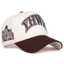 Gorras de béisbol unisex YHWH con bordado de letras, sombreros casuales ajustables, sombrero protector para exteriores para primavera y otoño ESZA - Marina de - Ver 8