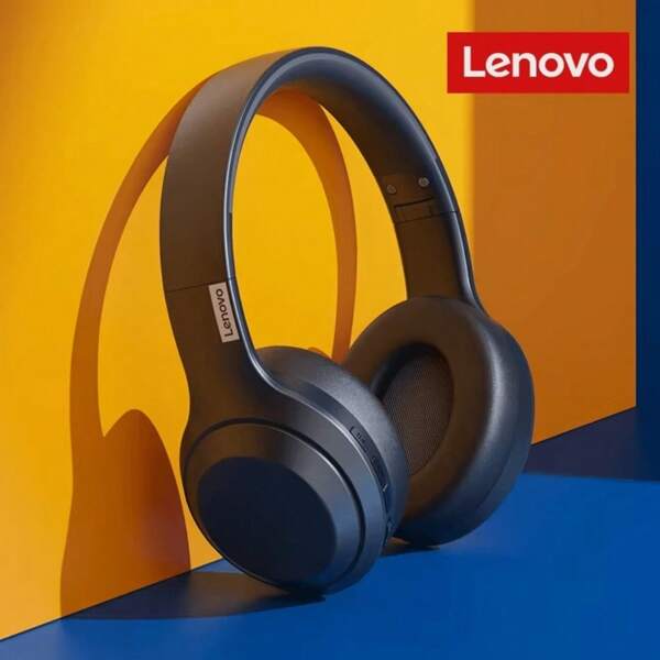 Lenovo سماعات إذن بلوتوث تي دبليو إس لينوفو TH10 الجديدة ذات الوقت الاستجابة المنخفض وعمر البطارية الطويل، سماعات ألعاب مريحة وقابلة للتهوية، طقم سماعة رياضية