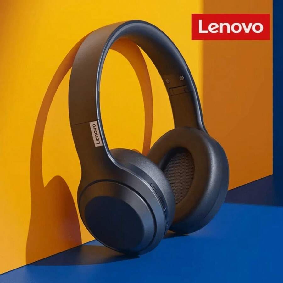 Tai nghe Bluetooth Lenovo TH10 TWS mới có độ trễ thấp với thời gian sử dụng lâu dài, tai nghe chơi game thoải mái, thoáng khí, thể thao - màu đen - Xem 1