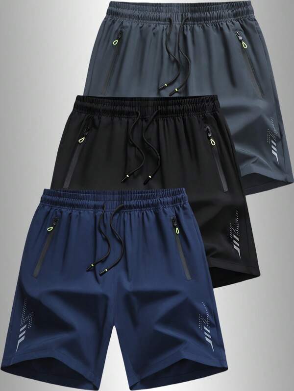 Pantalones cortos de entrenamiento de alto rendimiento para hombres - Flexibles y ligeros para deportes