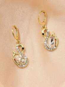 2 piezas de pendientes de aro con gota de circonita cúbica minimalista, adecuados para cumpleaños de niñas, fiestas y ocasiones sociales