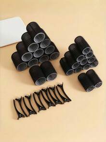 36 件/套自握卷发器套装，含 24 个卷发器和 12 个夹子，沙龙品质卷发器，用于 DIY 发型设计，无热卷发器，返校，旅行度假必需品，女士发饰，卷发器，卷发刷，卷发器，卷发产品，卷发器，卷发卷发器，卷发，卷发工具，卷发卷发，卷发，无热卷发，卷发器，卷发产品，卷发，卷发卷发器，卷发工具，无热卷发器，卷发刷，美发设备，无热波浪，旅行必需品，发型，美发