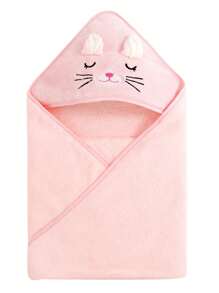 Kuschelige Frottee Süße Cartoon Tier Kapuzenhandtuch für Babys & Kinder, weiches saugfähiges schnell trocknendes Bademantel Umhang für Neugeborene, Kleinkinder Schwimmen & Baden, 1 Stück