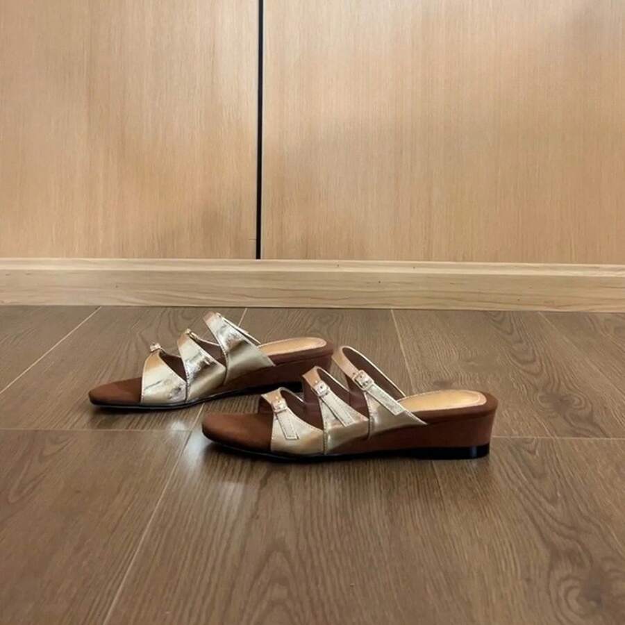 Women Flip-Flops - 銀色 - 查看 1