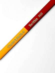 12 Verithin Paper Mate Duo Pencils, Triangular Checker Box With 12 Pieces, Two-Color Pencils Box With 12 Pieces. - Red - View 4