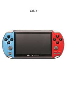 Consola de Videojuegos X7 de 4,3 Pulgadas, Reproductores de Juegos portátiles, Memoria de 8GB integrada en 1000 Juegos, Controlador de Juegos MP5, Salida de TV - Multicolor - Ver 1