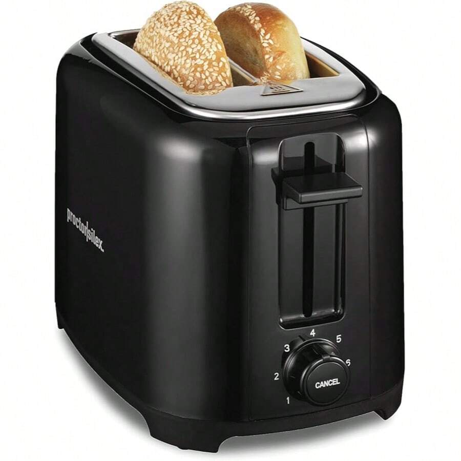 tostador de Pan Proctor Sílex , Ranuras Extra Anchas, 7 niveles de tostado para el pan, fácil de usar, pan tostado todos los días, fácil limpieza - Tipo de Enchufe A USA (110-127V) - Ver 1