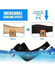 1~5双男女通用护臂袖套保暖女士男士运动袖套防晒防紫外线手套支撑跑步钓鱼骑行滑雪 - 彩色 - 查看 3