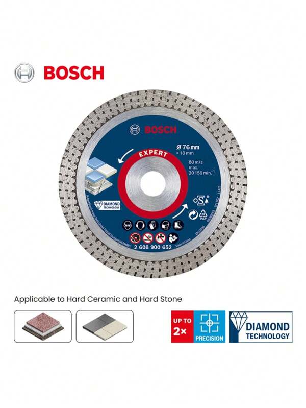 bosch Disco de serra de cerâmica dura Bosch EXPERT de 76 mm