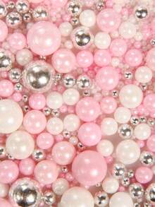 130g/4.59oz Rắc trang trí bánh, Đường ngọc trai tròn, Rắc kem, Bánh nướng nhỏ, Nướng bánh quy, Phủ bánh, Thích hợp cho Tiệc cưới, Tiệc sinh nhật, Trang trí món tráng miệng Tiệc Giáng sinh, - Nhiều màu - Xem 25