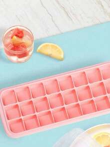 Silicone Mold For Making Transparent Multi-Colored Ice Cube Trays, 14 Or 24 Trays, Suitable For Refrigerator Storage - Multicolor - View 4
