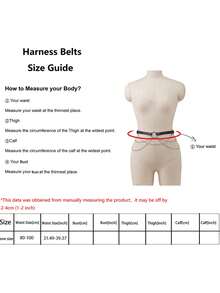 带链条的束带腰带、性感、连衣裙哥特链条、性感狂欢节内衣束带腰带、腰链腰带