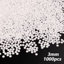 1000pcs Flat Back Resin Rhinestones, Resin Crystals, Round Flat Bottom Resin Gems, For Accessories, Shoes, Clothes, Cosmetics, Bags, Handmade DIY Art Decorations
