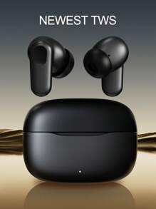 2025 时尚无线耳机，蓝牙 5.3 入耳式耳机，重低音，超长播放时间，防水耳机 Air Pod，带麦克风，适用于笔记本电脑、平板、手机、运动健身。圣诞节/礼物/元旦