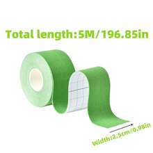 弹性运动治疗胶带，运动、健身、跑步、网球、游泳、足球用的肌肉护理胶带