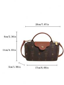 Bolso de tela versátil y casual de estilo contraste, bolso cuadrado minimalista de nailon, bolso de mano de moda, bolso de estilo retro con correa extraíble, bolsos para adolescentes, mujeres estudiantes universitarias, principiantes y trabajadores de oficina, perfecto para la oficina, universidad, trabajo, negocios, viajes