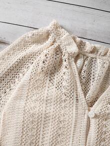 2pcs Women Shirt And Tank Top Set, Fashion Versatile Elegant Casual Loose Fit - 杏色 - 查看 9