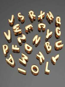 A Novel And Fashionable, Exquisite Copper Pendant Necklace With The English Letters "A-Z" Engraved On It And Featuring A Hole Design. It Is An Excellent Choice For Gift-Giving On Special Occasions And Also Suitable For Women To Wear Daily, For Casual Occasions.