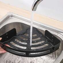 2/3pcs No-Drill Shower Caddy, No-Drill Adhesive Bathroom Corner Shower Caddy, Wall-Mounted Shampoo Holder For Cosmetics, Toiletries, And Bathroom Essentials, Non-Drilling, Easy Installation, Perfect For Bathroom Accessories, Kitchen Accessories And Home Accessories - Light Grey - View 8