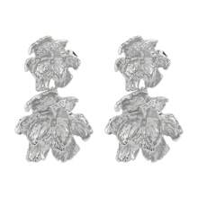 Mydear 1 Paar metallic Blumen Ohrringe zum Baumeln, geeignet für den täglichen Gebrauch von Frauen