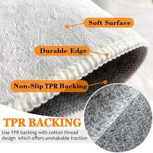 1pc Premium Vintage Bohemian Style Area Rug, 800g Fine Wool + TPR Washable Bottom, Retro Floral Striped Pattern, Soft Plush Rectangular Carpet, Suitable For Outdoor, Entrance, Living Room, Bedroom, Laundry Room, Bathroom, Game Room, All Season, Large Size Home Decor - Multicolor - View 6