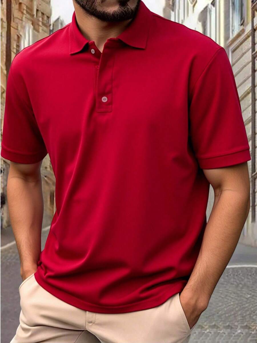 Polo Unitalla – Confort y Estilo en una Sola Prenda - Rojo - Ver 1