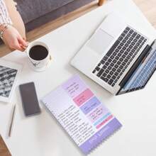 OVLOOK Customized Student Planner/Daily Time Management Spiral Notebook, A5 Size School Supplies,Back To School